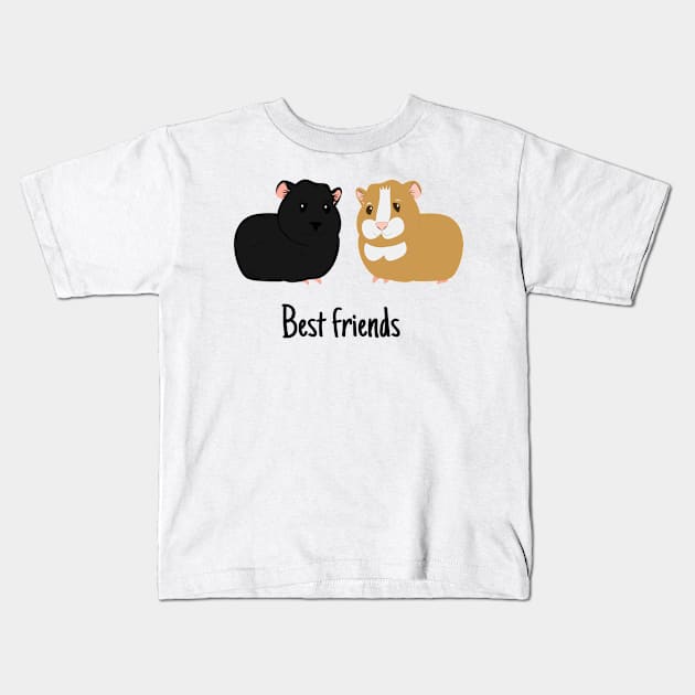 I love guinea pigs Kids T-Shirt by Aurealis